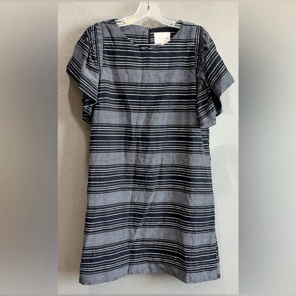 Moon River by Anthropologie
Denmark Stripe Tunic Ruffle
Sleeve Dress Size Medium - Picture 4 of 7